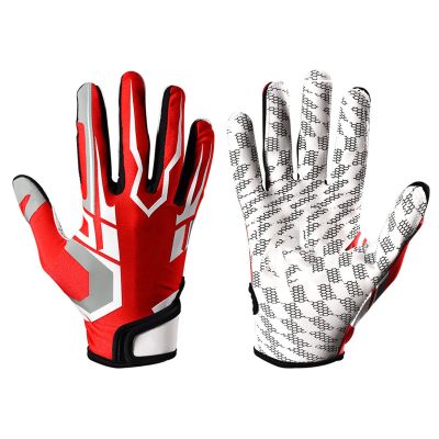 Depisuta Sports Receiver Gloves, Protective Non-Slip American Football Gloves with High-Grip Silicone, Adult and Youth Sizes (M)