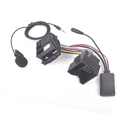 JINFOLI VW RCD510/RCD210 Radio Wiring Harness with Microphone, Bluetooth 5.0 and AUX Adapter