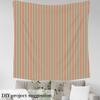 Homemissing Beige, Orange & Green Abstract Stripe Upholstery Fabric, 920 x 150 cm view 3