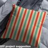 Homemissing Beige, Orange & Green Abstract Stripe Upholstery Fabric, 920 x 150 cm view 4
