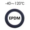 BYLSAGWHT 20-Piece EPDM 38 mm–50.5 mm Three-Clip High-Pressure Hygiene Gasket view 2