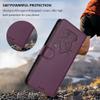 Viewtogo Flip Case for Xiaomi Mi 11T / Mi 11T Pro, Embossed Cat and Heart Pattern, Magnetic Closure, Stand, Card Slots, Dark Purple view 2