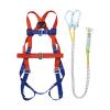 5-Point Full-Body Fall Arrest Harness with 2 m Lanyard and 2 Hooks view 1