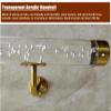 Transparent Acrylic Stair Handrail for Indoor and Outdoor Use view 3
