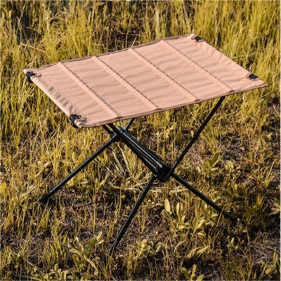 Lightweight Folding Camping Table, Portable Aluminum Picnic Table for Kitchen, BBQ, Beach, and Camping