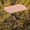 Lightweight Folding Camping Table, Portable Aluminum Picnic Table for Kitchen, BBQ, Beach, and Camping view 1
