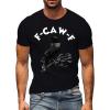 RUMAOZIA F-Caw-F Men's Black Bird T-Shirt view 4