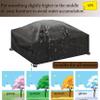 AJALGZ Waterproof Outdoor Furniture Cover, 145 x 80 x 70 cm, Black view 3