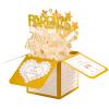 Penitue 3D Anniversary Pop-Up Card with Envelope for Parents and Couples view 1