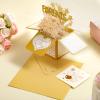 Penitue 3D Anniversary Pop-Up Card with Envelope for Parents and Couples view 3