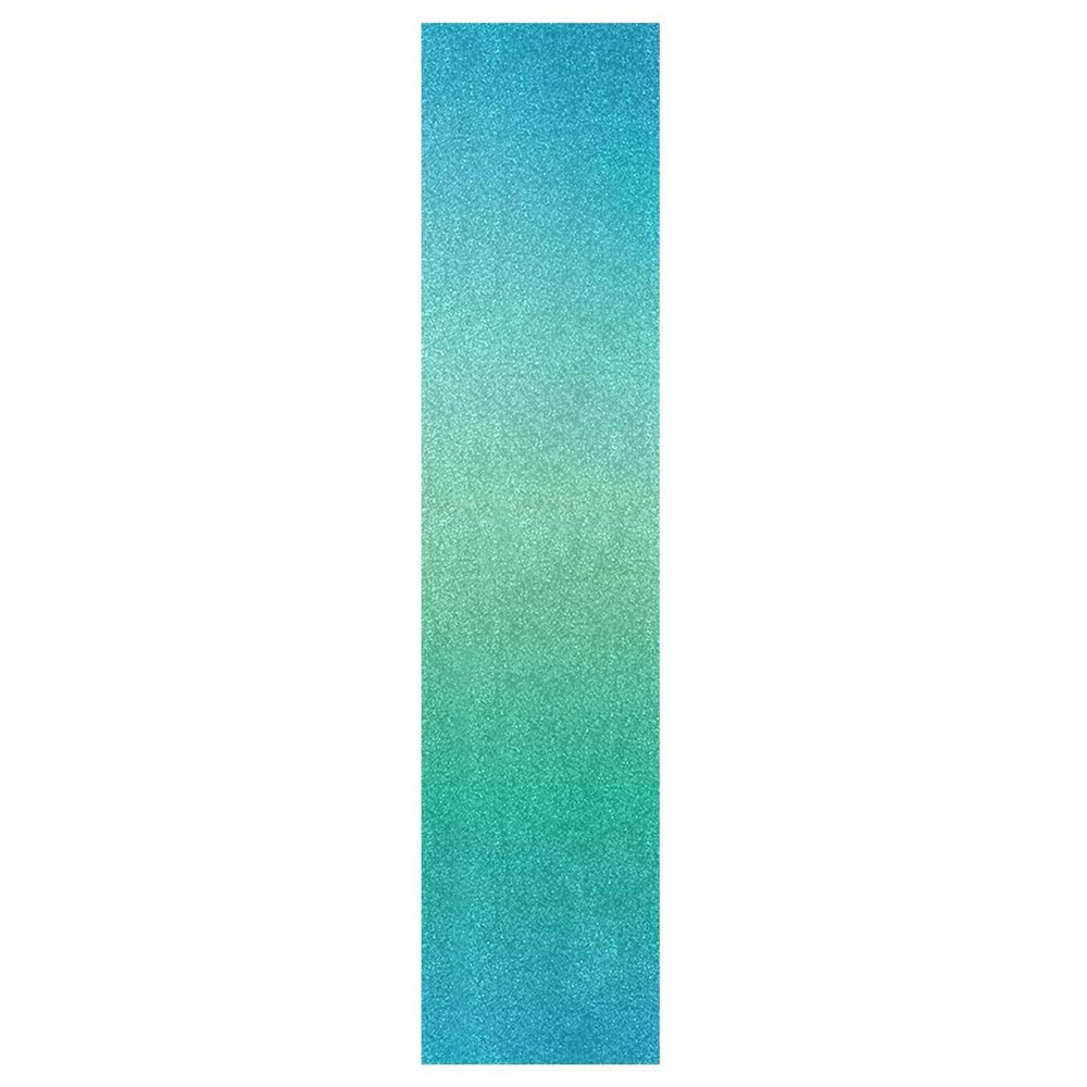 siphylline Blue-Green Gradient Grip Tape Roll for Skateboards, Bubble-Free Grip Tape for Scooter Decks, 111.8 x 25.4 cm