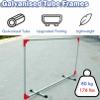XDRGOOIUY Home/School/Gym Ping Pong Ball Barrier, Oxford Surround with 30 in. Stand, Removable Galvanized Tube Frame view 4