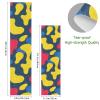 siphylline Skateboard Grip Tape, Tear-Resistant, 111.8 x 25.4 cm, Red/Yellow Camouflage view 2
