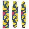 siphylline Skateboard Grip Tape, Tear-Resistant, 111.8 x 25.4 cm, Red/Yellow Camouflage view 3