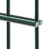 Double-Wire Fence Panel 8/6/8, 2.5 m Wide, Hot-Dip Galvanized & Powder-Coated, Various Heights, 50 x 200 mm Mesh, Anthracite/Moss Green (Moss Green RAL 6005, 1830 mm) view 2