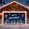 Christmas Garage Door Banner, Merry Christmas Winter Decoration view 1