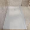 SoulHome Resin Shower Tray 200 x 75 cm, Cream, Colored Drain Grate view 1