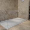 SoulHome Synthetic Resin Shower Tray 200 x 70 cm, Cream, Colored Drain Grate view 4