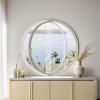 BYJSJY 360° Rotating Round Window, Aluminum Alloy, 70 cm, White view 2