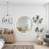 BYJSJY 360° Rotating Round Window, Aluminum Alloy, 70 cm, White view 3