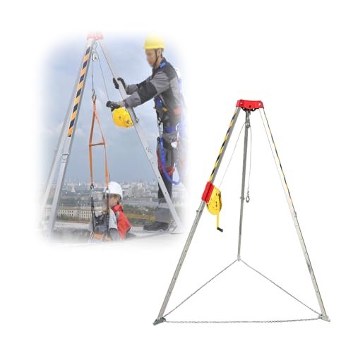 Aluminum Tripod Fall Protection and Rescue System for Confined Spaces