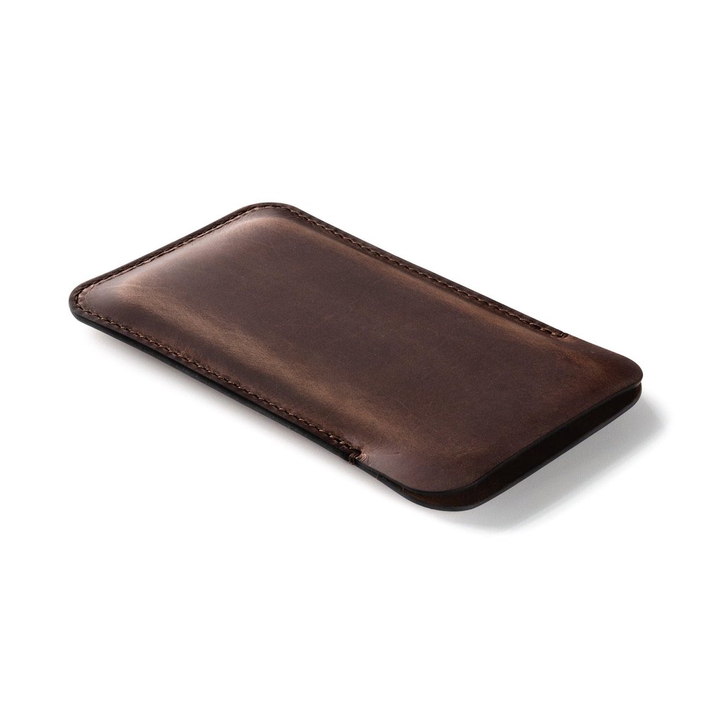 Crazy Horse Craft Leather Sleeve for iPhone Air