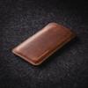 Crazy Horse Craft Leather Sleeve for iPhone Air view 4