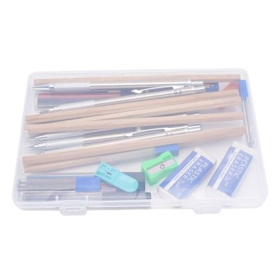 OVAQUIXI Mechanical Pencil and Graphite Pencil Set, 0.5–2.0 mm
