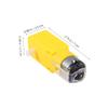 HAMPPLIES 2-Piece Dual-Shaft Reduction Gear Motors, Low-Noise, Precise Speed Control, Durable Plastic-Steel Housing for RC and Robotics view 3