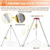 Heavy-Duty Aluminum Tripod Fall Protection Rescue Set view 4