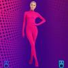 Generic Full-Body Catsuit for Women | Green Screen Suit, Carnival and Slenderman Costume | Breathable and Stretchy (Black/Red/Multicolor) view 2