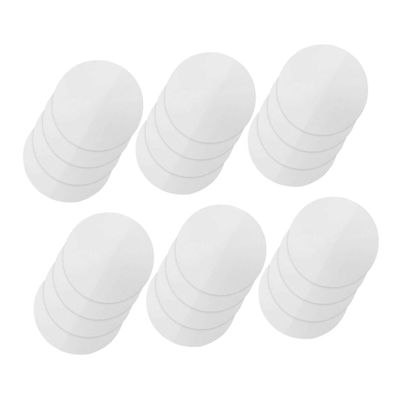 PRETYZOOM Round Qualitative Filter Paper, 300 Pieces, White, for Laboratory Funnels