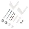 Stainless Steel Toilet Mounting Screw Set, L-Shaped, 1 Set view 1