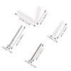 Stainless Steel Toilet Mounting Screw Set, L-Shaped, 1 Set view 2