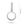 SOLUSTRE Stainless Steel Milk Tea Cup Rim Guard with Handle view 2