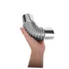 ibasenice 90-Degree Stainless Steel Chimney Flue Adapter for Outdoor Stoves and Camping Tents view 3