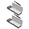 Model Decal Soaking Tray for Hobbyists, 2-Piece Pack, Black view 1