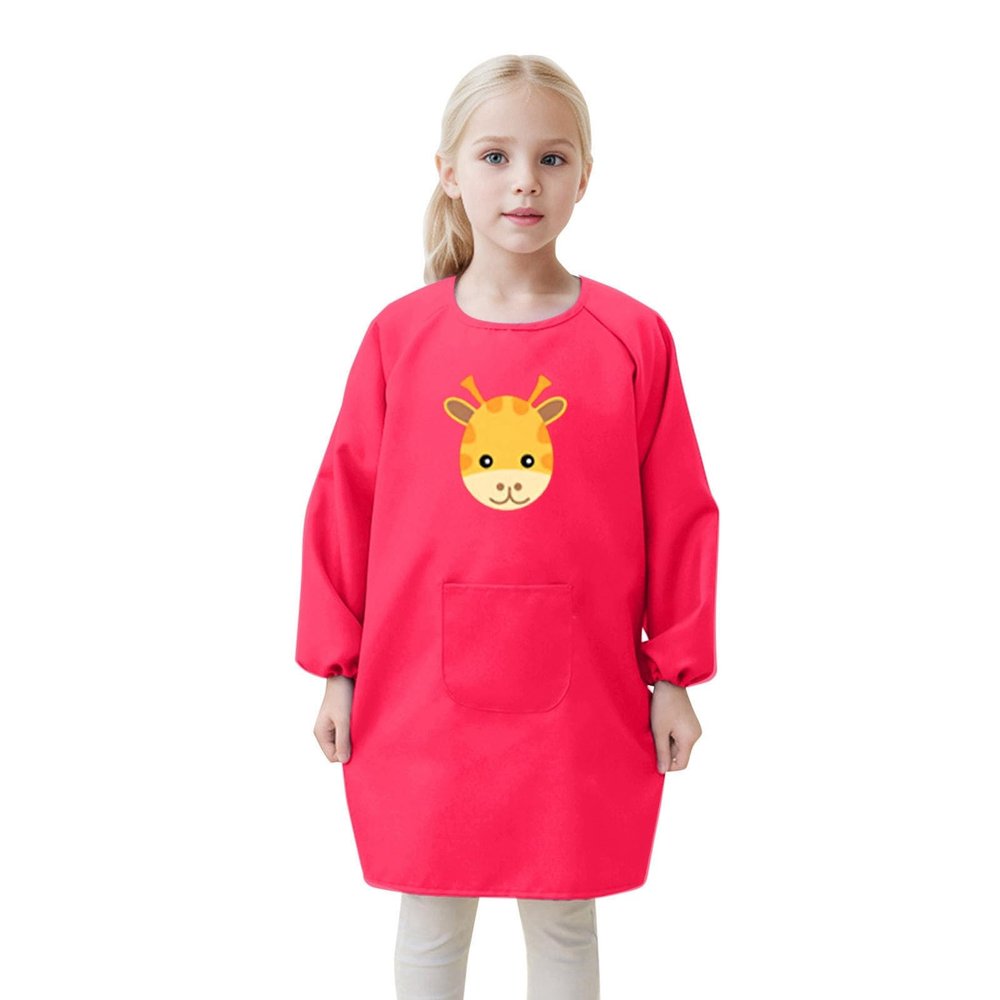 Kids' Painting Smock with Sleeves, Ages 2–12