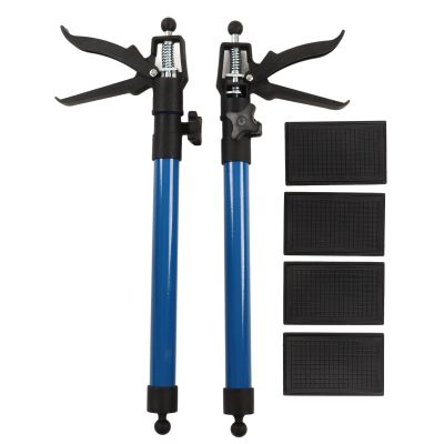 2-Piece Cabinet Support Extension Rod with 4 Plates, 50–115 cm