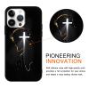 Omyzo 2-Pack Black Protective Cases for iPhone 6 Plus 5.5-Inch, Soft Silicone TPU, Christian Easter Jesus Pattern view 2
