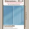Natural Wood Swinging Half Door for Cafés and Saloons, Two-Way Room Divider with Hinges and Hardware view 4