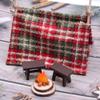 Vepoty 1:12 Scale Miniature Camping Tent Model, Picnic Scene, Toy Props for Christmas, Desk, Fireplace or Bookshelf view 3
