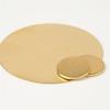 Round Brass Sheet Metal Disc, DIY Brass Pad, Diameter 10, 15, 20, 25, 30, 35, 40, 50, 200 mm (0.5 mm Thick, 30 mm Diameter, 2 Pieces) view 2
