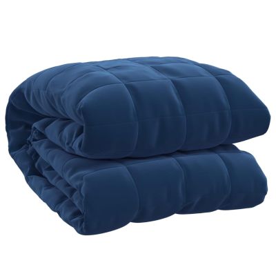 Homgoday Blue Weighted Blanket, 60 x 80 in, 15.4 lb