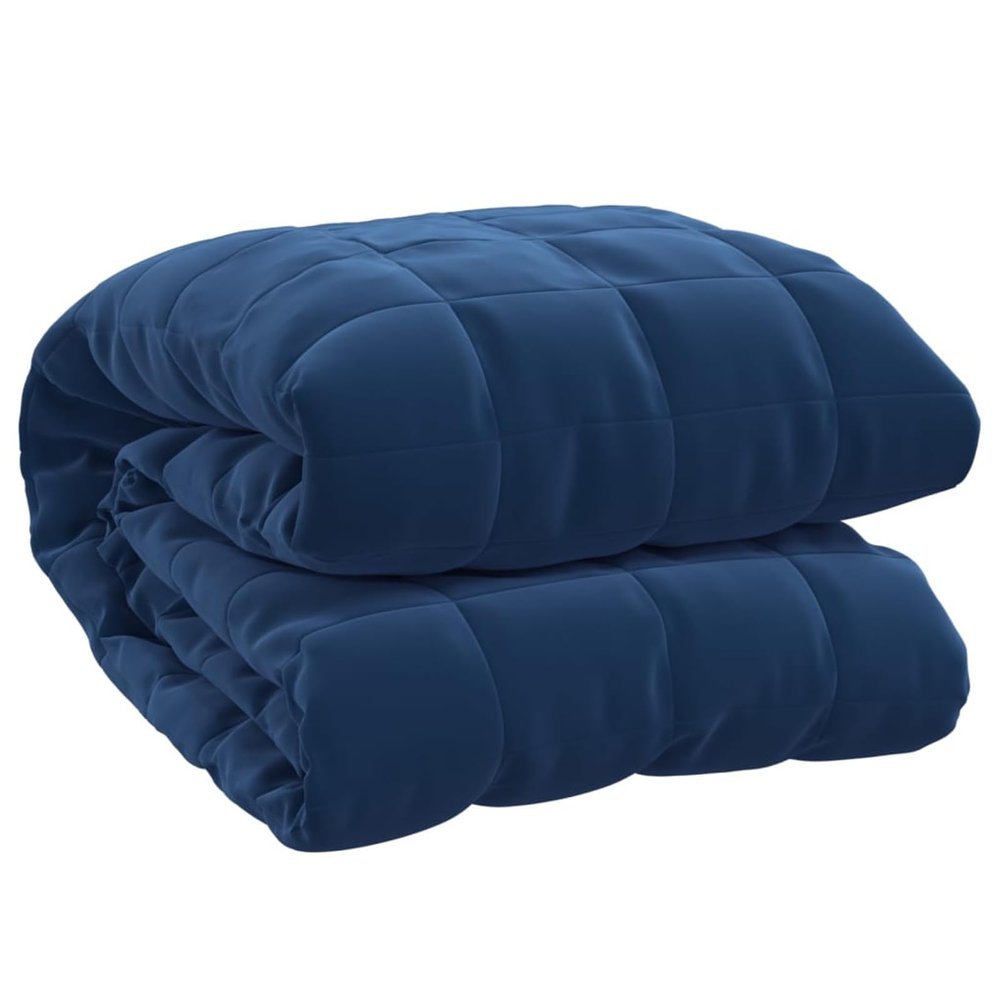 Homgoday Blue Weighted Blanket, 60 x 80 in, 15.4 lb