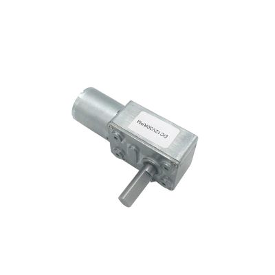 Worm Gear Reducer Motor, 24V DC, 8 mm D7 Shaft, 25 mm, Reversible, Self-Locking, JGY370, Package A, 12V, 40 rpm