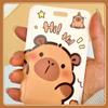KEWUF Capybara ID Badge Holder with Lanyard and Badge Reel view 3