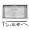 BoomHoze Stainless Steel Single-Bowl Sink 75 x 45 cm view 1