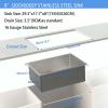 BoomHoze Stainless Steel Single-Bowl Sink 75 x 45 cm view 3