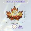 2D Acrylic Maple Leaf Ornaments for Thanksgiving view 2